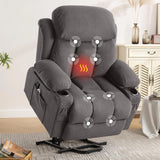 Electric Power Lift Recliner Chair for Elderly with Vibration Massage And Lumbar