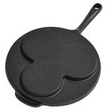 Cast Iron Skillet Nonstick 3-Cup Omelette Pan 9 Inch Frying Pan for Gas Stove Induction