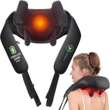 Masgre Cordless Shiatsu Neck Back Massager w/ Heat 2500mAh Rechargeable