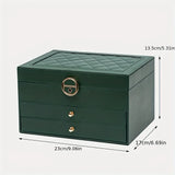 1PC Necklace Earrings Jewelry Storage Organizer Box, Ideal choice for Gifts