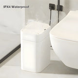 12/16L Smart Sensor Trash Can Bathroom Anti odor Automatic Trash Bin For Toilet