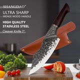 ShangDao 7" Chef Knife -Butcher Knife for Meat, High Quality Meat Cleaver Knife
