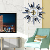 23.6 Inch Modern Large Decorative Wall Clock Silent Non Ticking