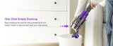 UMLO V102  Cordless Vacuum Cleaner for Home Carpet Hard Floor Pet Hair