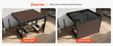 90% Sun Shade Cloth, 10 x 12 ft Pergola Shade Cover with Stainless Steel