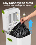 20L Automatic Self Changing Trash Can Self Sealing Self Bagging Motion Sensor Touchless Garbage Can
