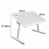 Laptop Bed Tray Table, Height Angle Adjustable Laptop Bed Stand, Portable Lap Desk