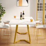 Tribesigns 63-Inch Rectangular Dining Table for 4 to 6, Modern Kitchen Table