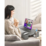 Lap Desk with Cushion for Home Office Use, Bamboo Material