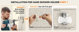 Tandem Shower Head For Couples, Dual Shower Head with Handheld, High Pressure Double Shower Heads