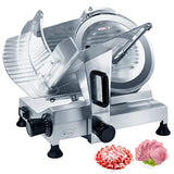 12 Commercial Meat Slicer with Stainless Steel Blade Electric Deli Meat Cheese Food Ham