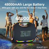 ZEALOT-ZE21 250W Big Power Wireless TWS Subwoofer Bluetooth Speaker