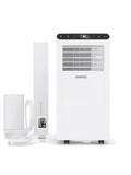 8000 BTU Portable Air Conditioner, Quiet 3-in-1 Indoor AC Combining Cooling, Dehumidification, 24H Timer,Complete Window Kit