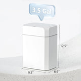 Motion Sensor Trash Can with Lid，13/17L Automatic Small Slim-MD DC PRINT