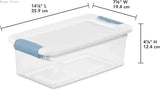 （XMSJ-Hot）48-Pack Latching Box, Under Bed Storage Bins with Lids