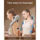 Cordless Neck Shoulder Massager with Heat for Eases Muscle Tension