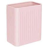 Pink 2.1 Gallon Bathroom Trash Can Plastic