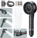 High Pressure Filtered Shower Head - Handheld with 3 Modes, 59" Hose & Adjustabl