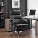 Electric Reclinable Executive Chair, Comfortable Reclining Chair with Footrest, Big and Tall
