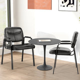 JHK Ergonomic Padded Backrest Leather Office Chair Waterproof PU Leather Conference Room Padded Sponge Cushion