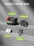 YESPER 12V/24V 6000A Jump Starter: 36400mAh Power Station + 3-Mode LED, for Gas/Diesel Engines, Cars to Boats, -40°C~60°C