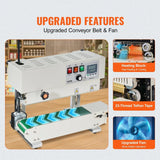 6-12mm Width Vertical Continuous Band Sealer 600W Power Carbon Steel