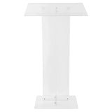 43.31 Inch Acrylic Clear Podium Stand Transparent Churches Lecterns Church Lectern for Churches Speeches
