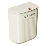 Wall Mounted Trash Can Hanging Trash Can With Lid Kitchen Compost Bin Hanging Plastic Trash Can for Bathroom Kitchen Accessories
