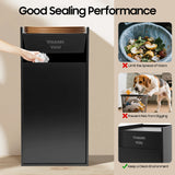Restaurant Trash Can Cabinet with Tray Holder Commercial Trash Can 40 Gallon