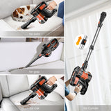 INSE V770 Cordless Stick Vacuum Cleaner, 25Kpa 6-in-1 Handheld Vacuum
