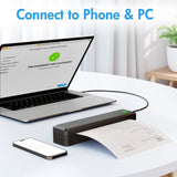 Portable Printers Wireless Inkless Thermal A4 Label Maker US Letter/A4/A5/B5 Android iOS Phone & Laptop