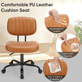 OLIXIS Small Office Desk Chair With Wheels