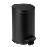 TIPGO 1.2 Gallon Small Trash Can with Lid 4.5L Mini Step Bin Stainless Steel