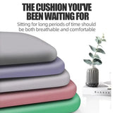 New Elastic Sponge Seat Cushion Soft Office Bounce Back Foam Chair Pads Rebound Breathable Comfortable Seat Pad for Long Sitting