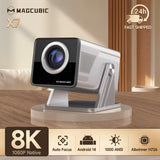 Magcubic Home Outdoor Projector 8K X7 AI Smart Projector with Android 14