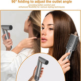 8 in 1 Handle Foldable Hair Dryer Portable Multifunctional Home Hair Dryer Folding Styling Comb Multi Hair Styler Hair Care