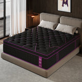 12"Gel Memory Foam Hybrid Pocket Spring Mattress Twin Full Queen King