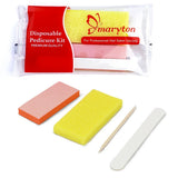 800 Sets/Carton Disposable Pedicure Kits Nail Sets Sand File Buffer Sponge