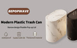 1pc Trash Can - 3.7 Gallon Dual Barrel, Odor Resistant, Easy To Clean, Rust Resistant, Ideal For Bathrooms, Kitchens
