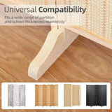 4pcs Folding Room Divider Stand, Folding Privacy Screen