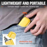 yoose Grooming Bundle: Mini Shaver Silver and Nose Hair Trimmer Yellow Alloy Portable