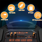 4000W Portable Bluetooth Speaker Dual 6.5" Woofer Sound System Party DJ