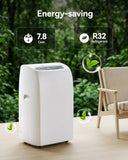 12,000 BTU 4-in-1  42dB AC with Auto Swing, Dehumidifier, Cools 550 Sq.Ft,