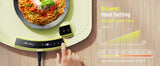 Electric Warming Tray with 8 Tem Setting Food Warmer Plate Foldable Portable Smart Food Fast Heating Mat Electric Warming Tray