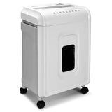 Office paper/CD/credit card shredder with anti-jam feature, metal housing