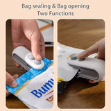 Handheld Mini Heat Sealer Machine - Portable Bag Sealer for Food Snacks