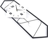 Yiyibyus Wall Clock for Living Room Modern Decor Pendulum Silent Clock