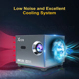 Portable Smart Movie Projector with LED Lighting BT5.0 Bulit-in More App