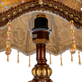 European Gold Table Lamp, 100-260V Bedside Desk Light, for Studies