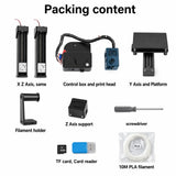 EasyThreed Entry Level Mini 3D Printer Portable Desktop 3D Printer with 100x100x100mm Build Plate Low Noise Fast Assembly for Kids Beginners Home